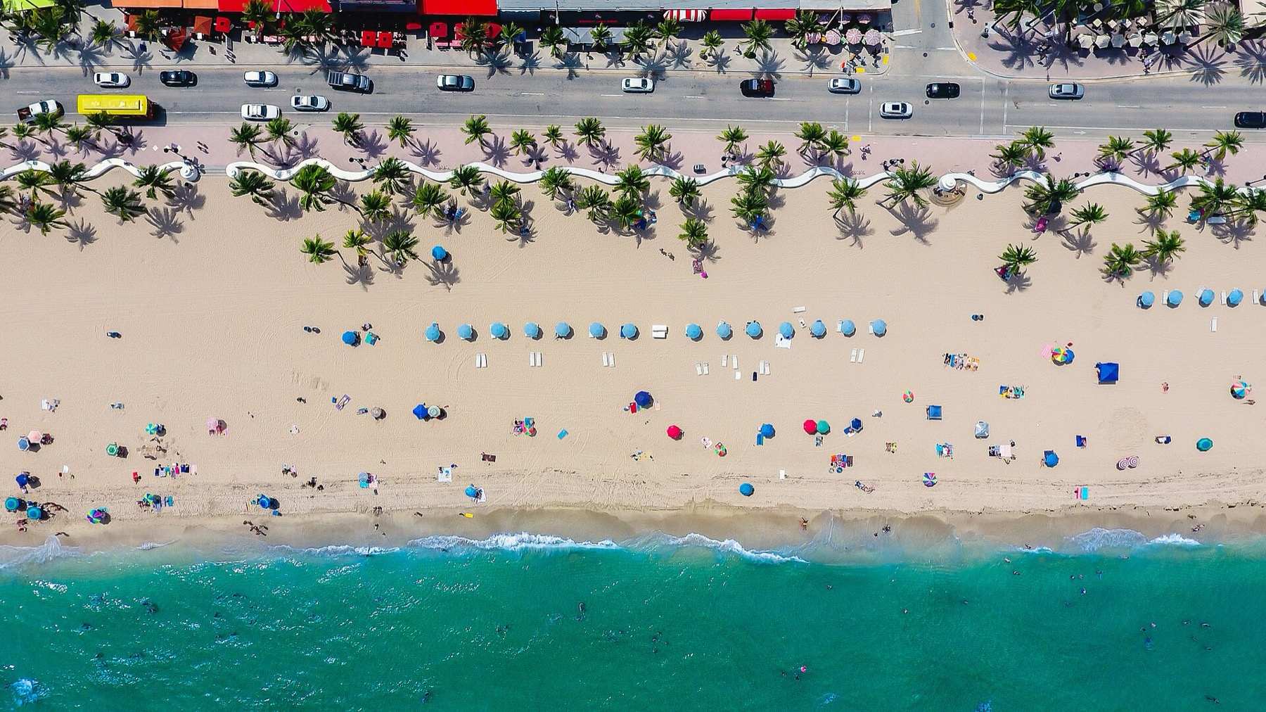 The South Florida coast from Jupiter to Key West